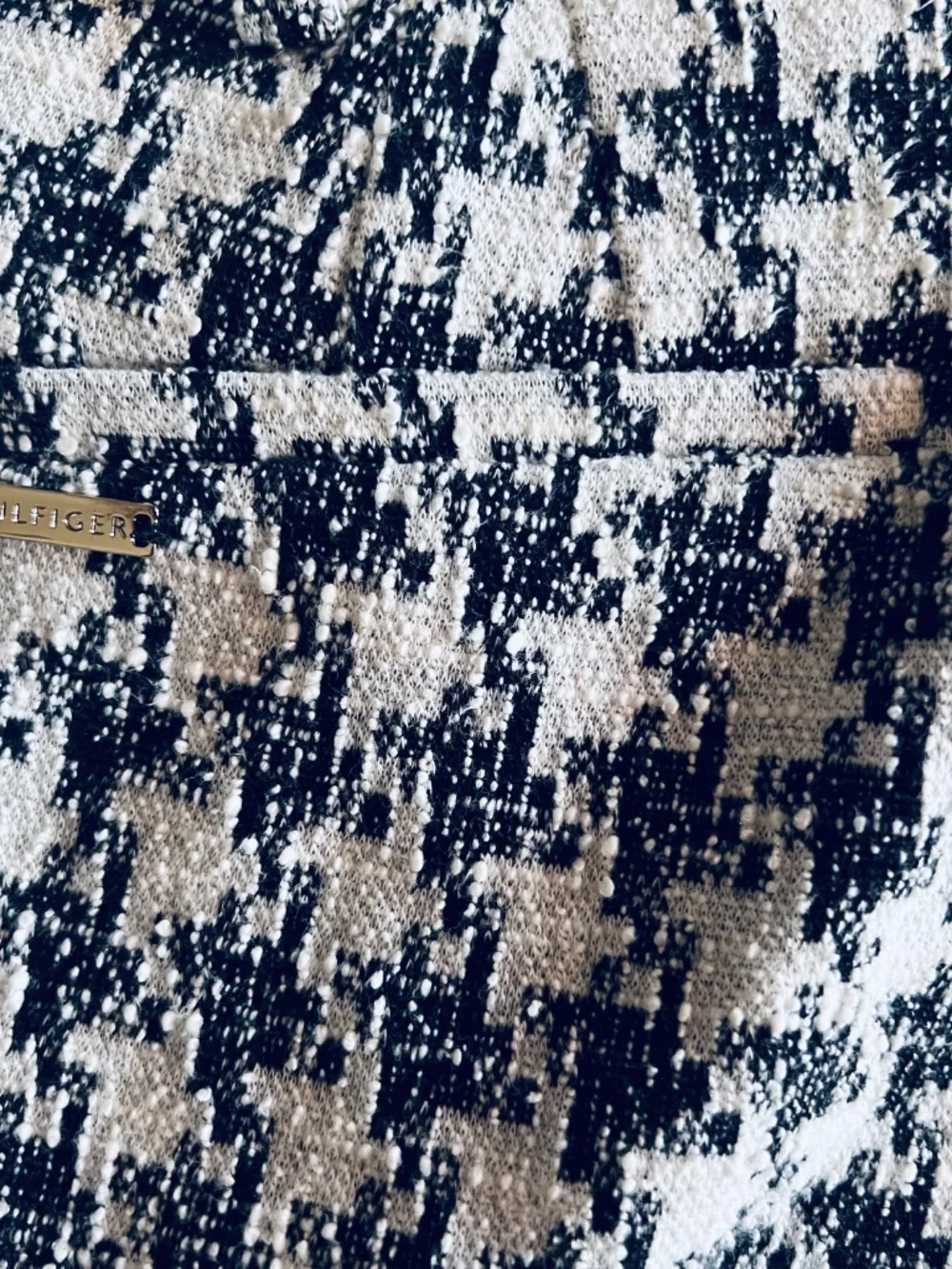Tommy Hilfiger Black and White Houndstooth Trousers - Picture 11 of 11